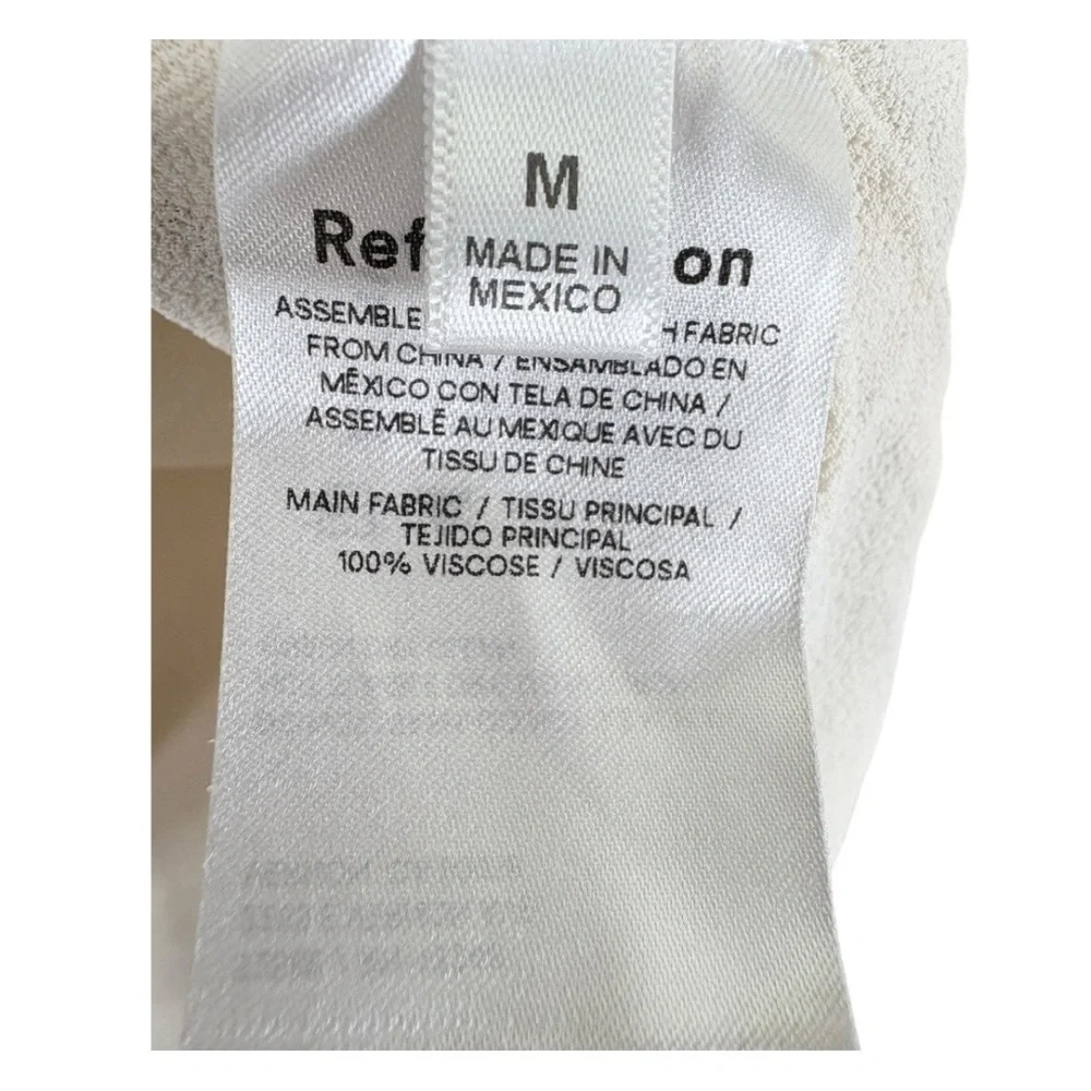 Reformation Lucky Wrap Mini Dress Size Medium - Picture 10 of 11